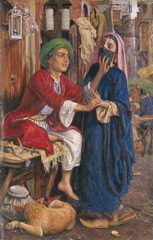 O pátio do fabricante de lanternas - William Holman Hunt