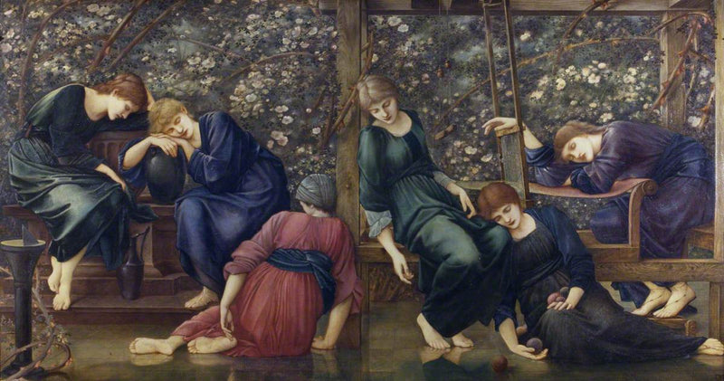 A Corte do Jardim (da série Briar Rose) - Edward Burne-Jones