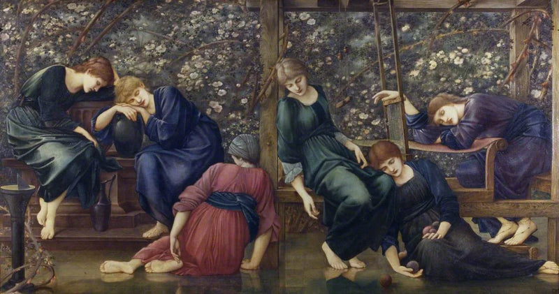A Corte do Jardim (da série Briar Rose) - Edward Burne-Jones