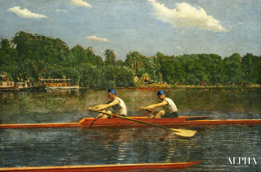 La course des frères Biglin - Thomas Eakins - Reproductions de tableaux et peintures haut de gamme