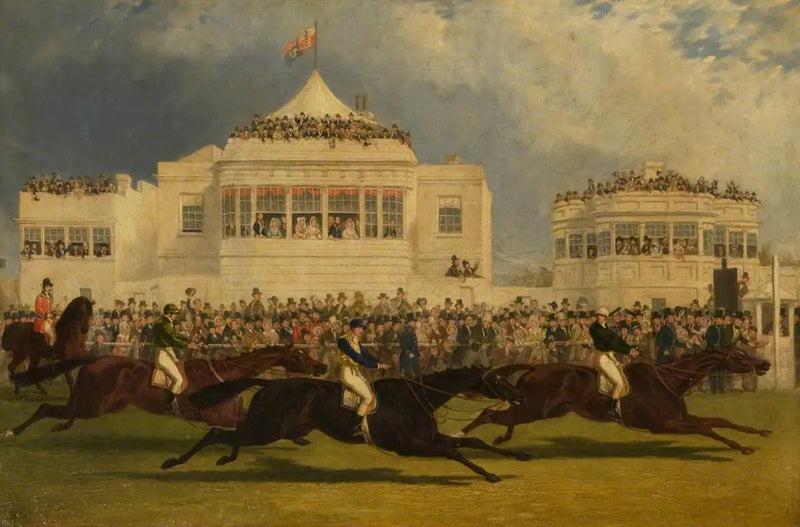 A corrida pela Taça do Imperador da Rússia em Ascot, 1845 - John Frederick Herring, Sr.