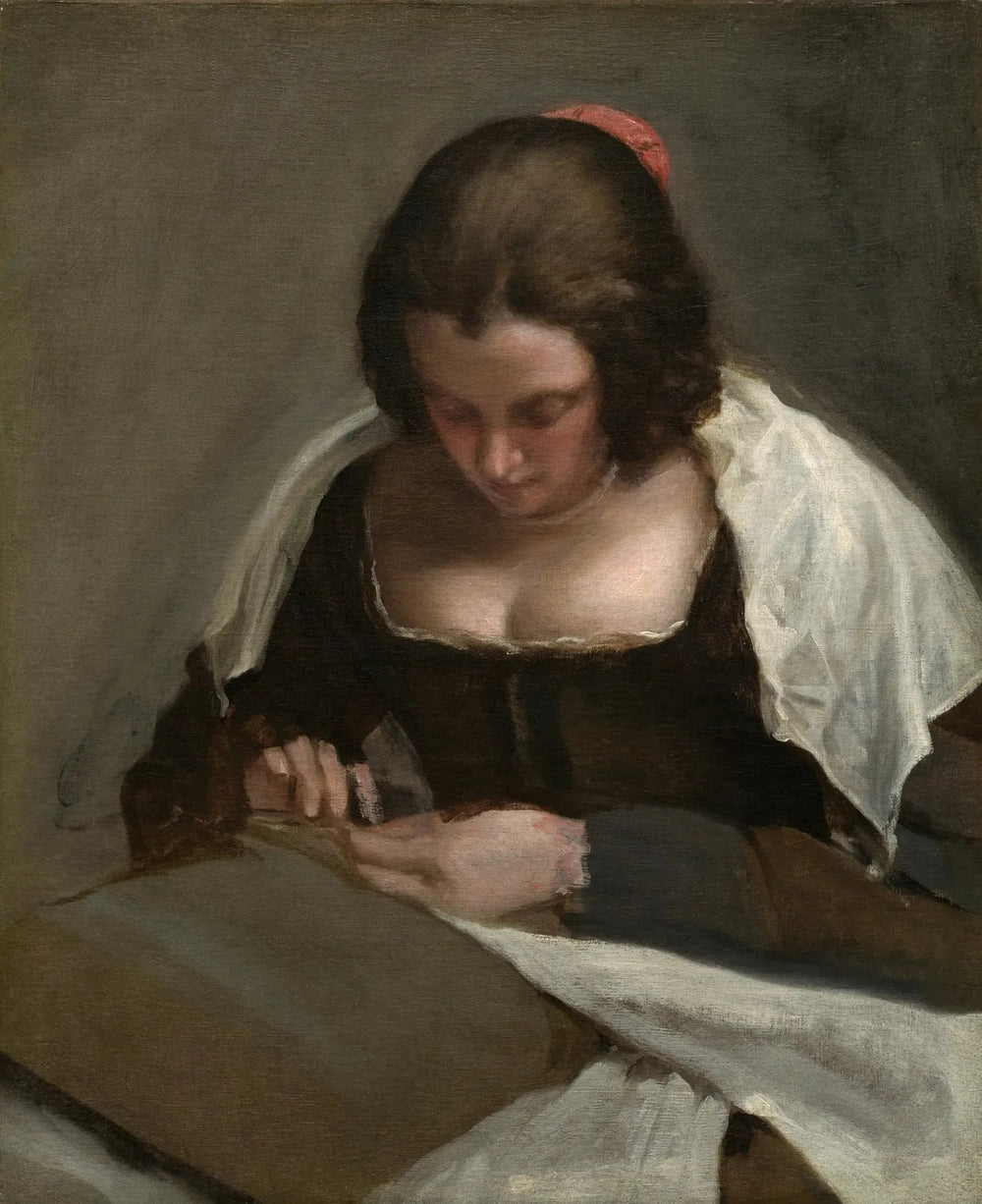 La Couturière - Diego Velázquez image 1 copie de tableau peinte à la main