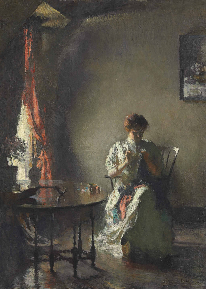 A costureira - Frank Weston Benson