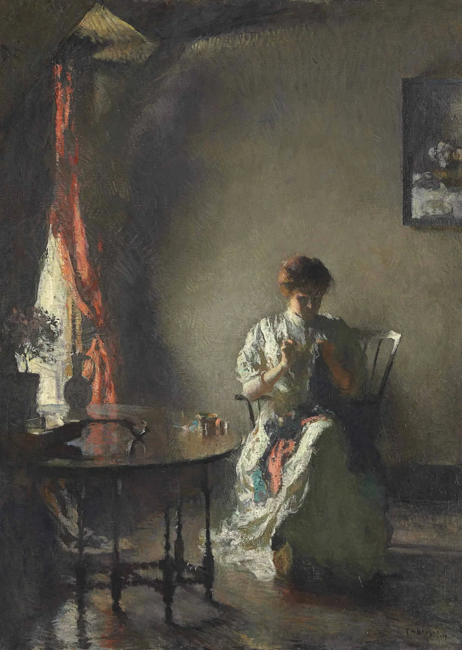A costureira - Frank Weston Benson