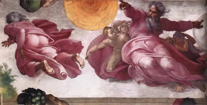 A Criação das Estrelas e das Plantas - Michelangelo