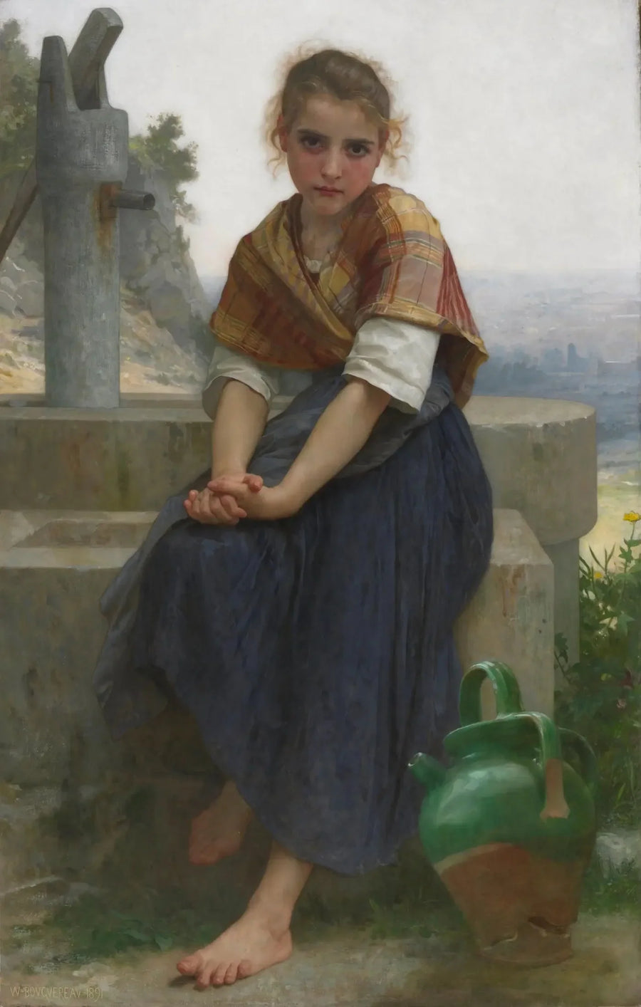 A Jarra Quebrada - Bouguereau
