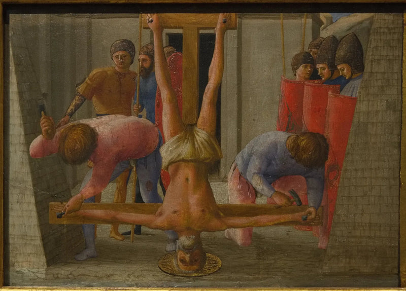 A Crucificação de São Pedro - Masaccio
