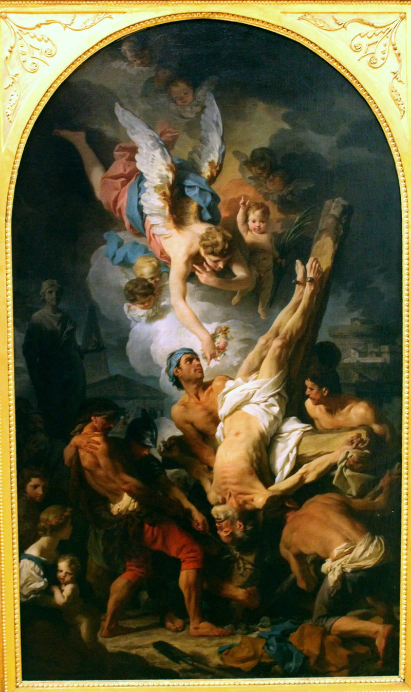 A crucificação de São Pedro - Pierre Subleyras