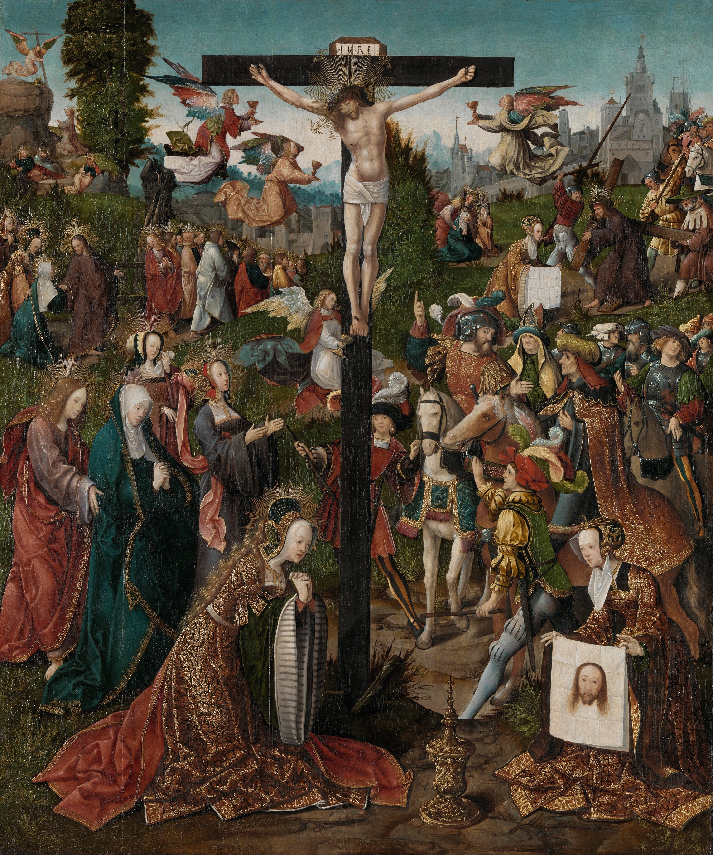 La Crucifixion - Jacob Cornelisz van Oostsanen - Alpha Reproduction