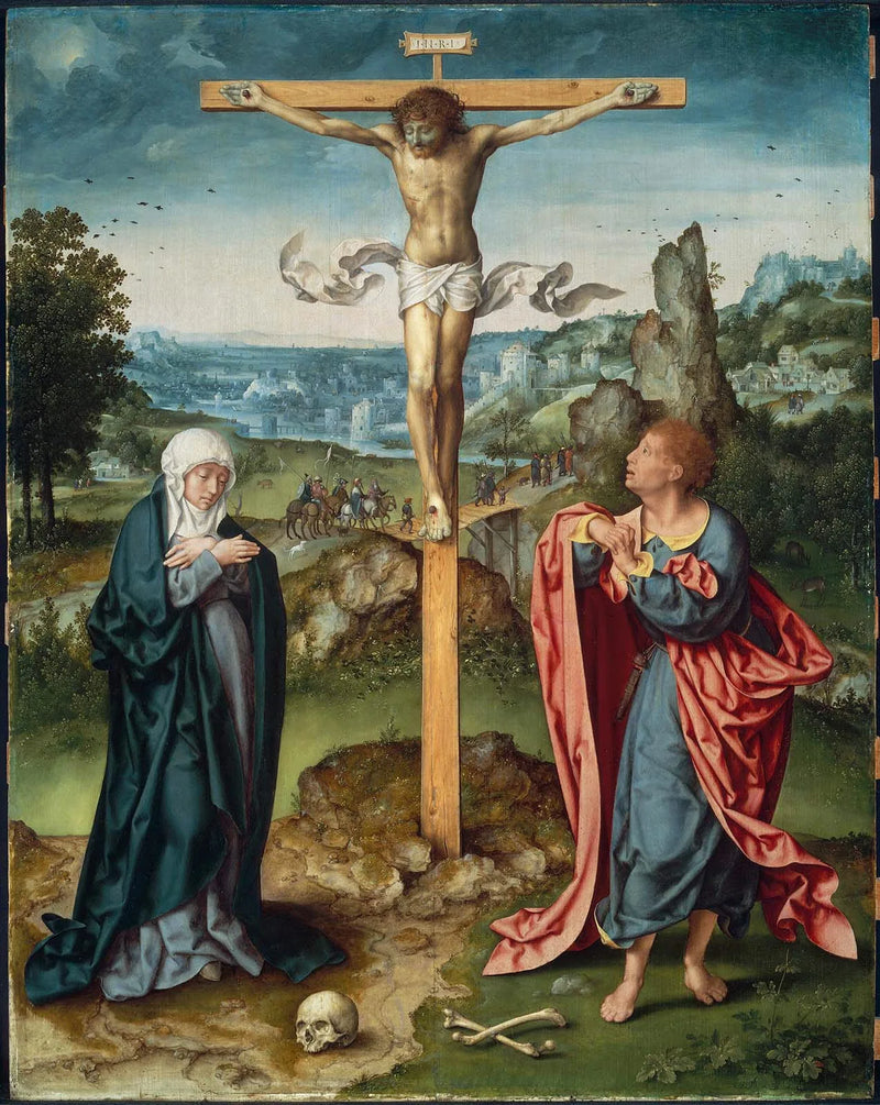 A Crucificação - Joos van Cleve
