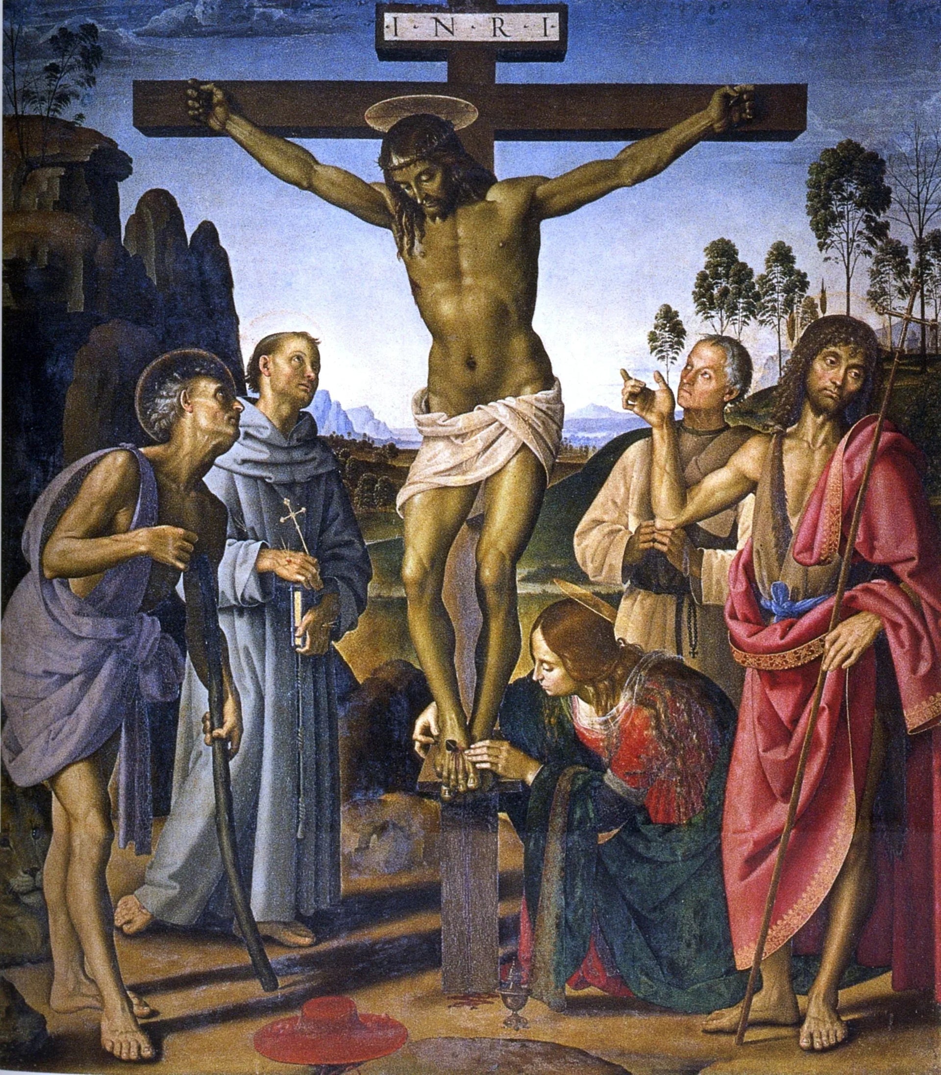 La Crucifixion - Luca Signorelli image 1 copie de tableau peinte à la main