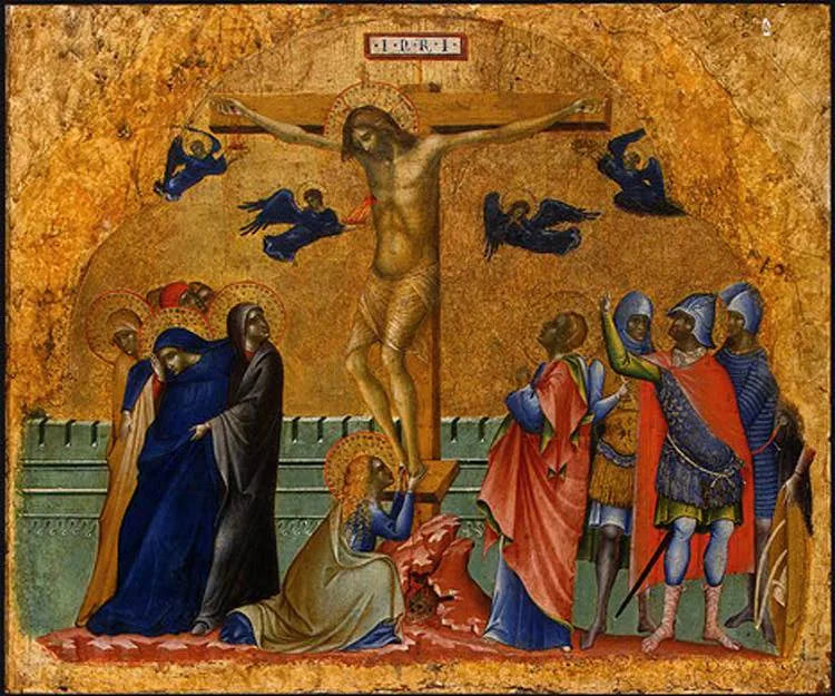 A Crucificação - Paolo Veneziano