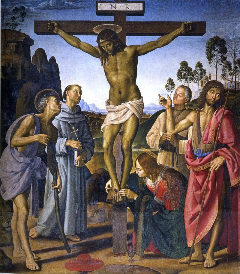 A Crucificação - Pietro Perugino