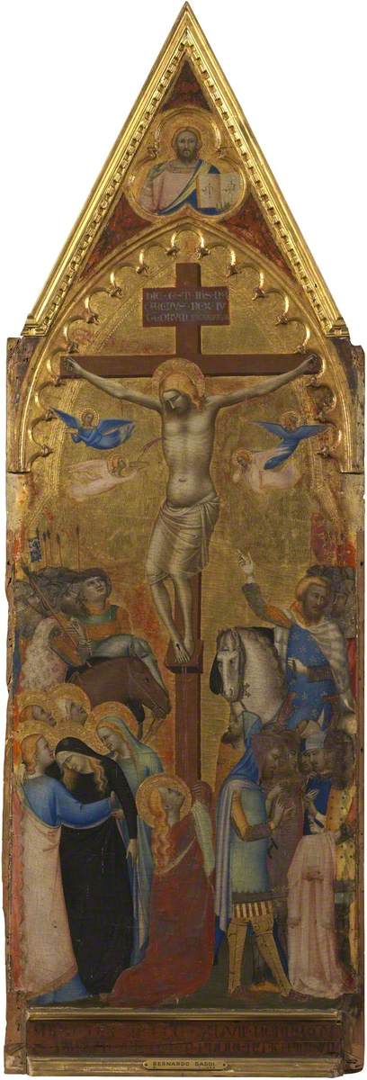 La Crucifixion (políptico, painel 3 de 5) - Bernardo Daddi