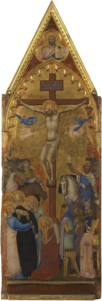 La Crucifixion (políptico, painel 3 de 5) - Bernardo Daddi