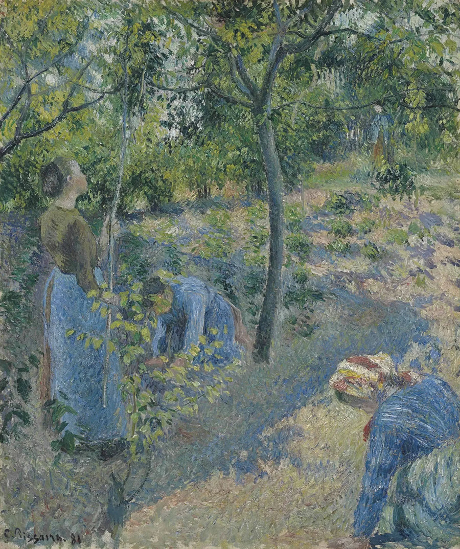 A colheita das maçãs - Camille Pissarro