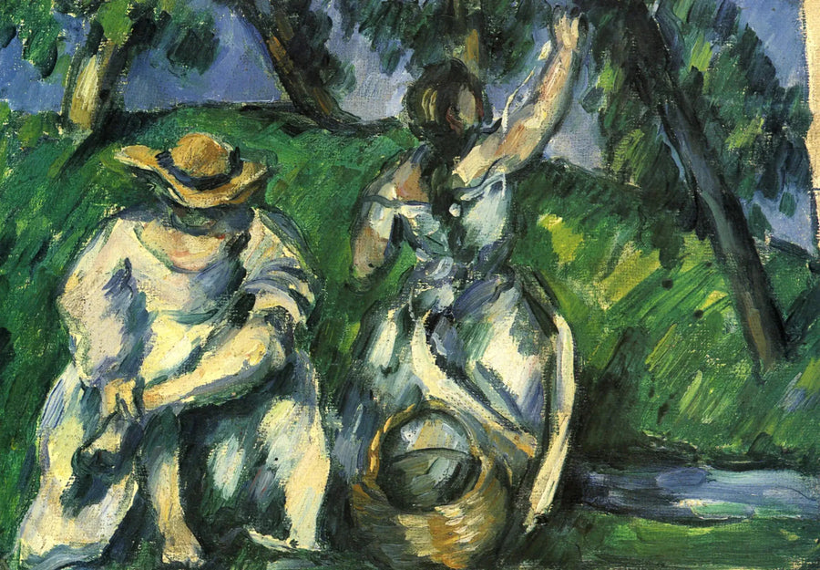 A Colheita - Paul Cézanne