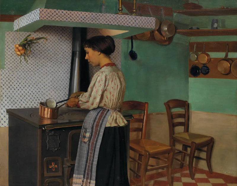 A Fogão com Forno - Félix Vallotton