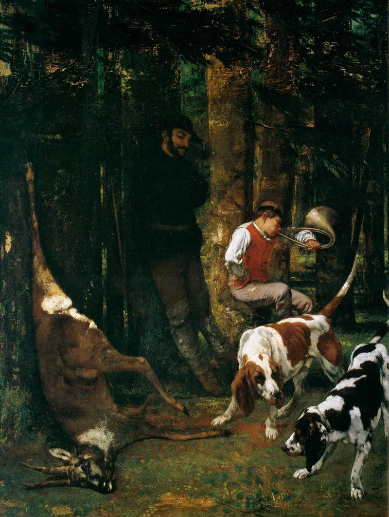 A Refeição - Gustave Courbet