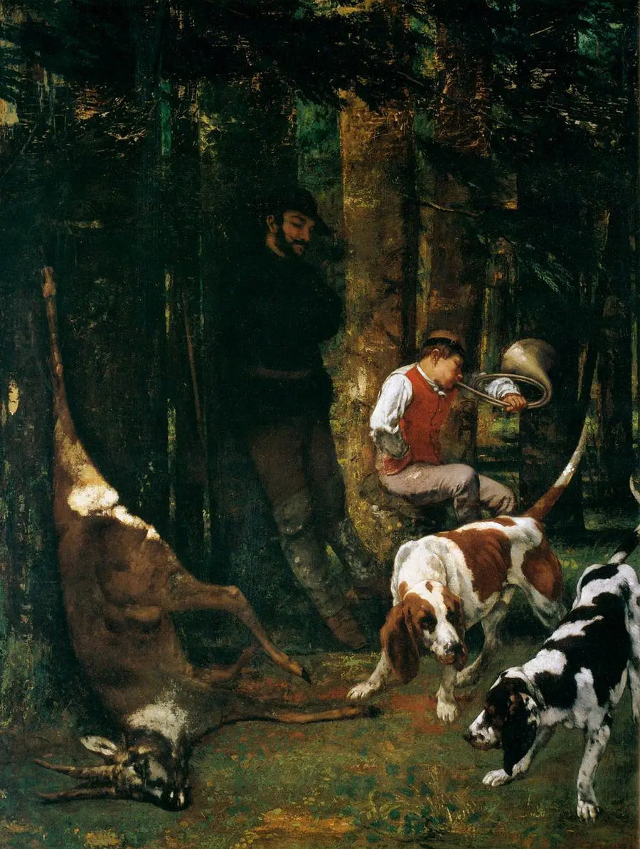 A Refeição - Gustave Courbet