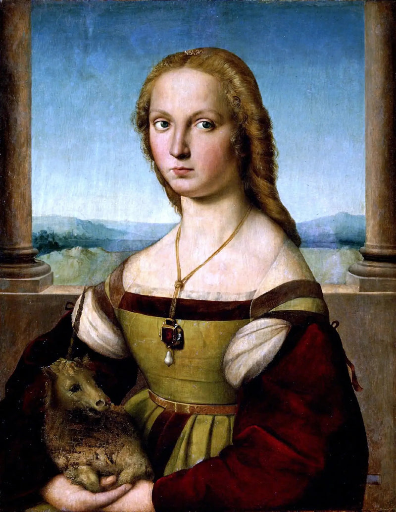 A Dama e o Unicórnio - Raphaël Sanzio