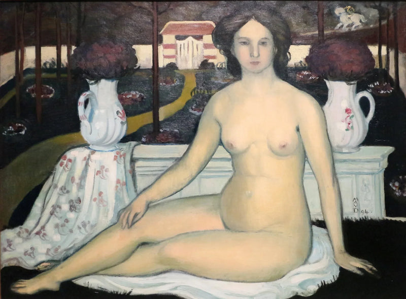 A Dama no Jardim Cercado - Maurice Denis