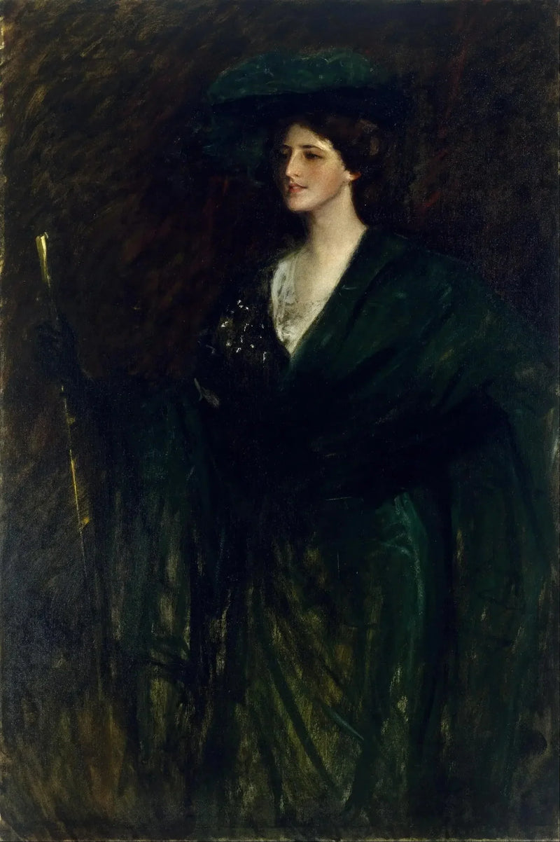 A Dama de Esmeralda - William Merritt Chase
