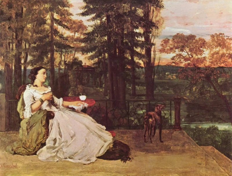 A Dama de Frankfurt - Gustave Courbet
