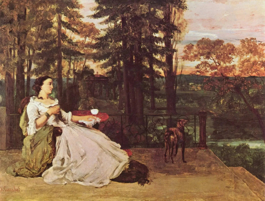 A Dama de Frankfurt - Gustave Courbet