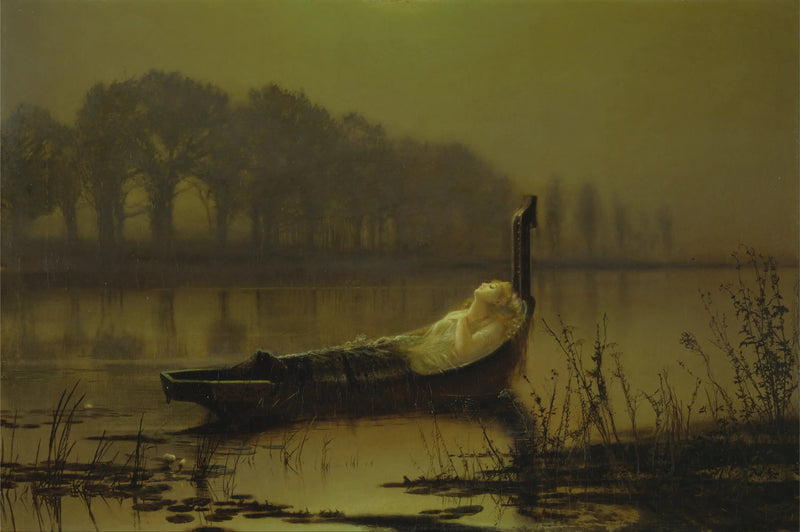A Dama de Shalott - John Atkinson Grimshaw