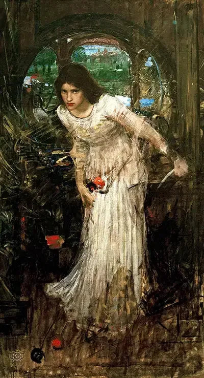 La Dame de Shalott - John William Waterhouse image 1 reproduction réalisée par Alpha Reproduction
