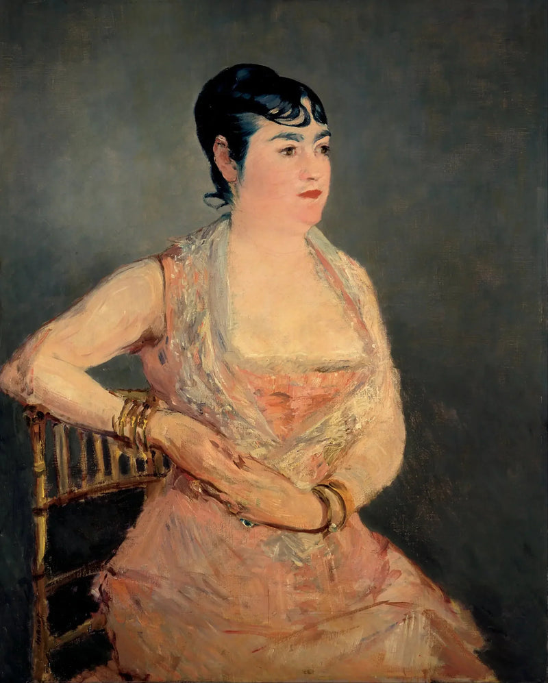 A Dama em Rosa - Édouard Manet