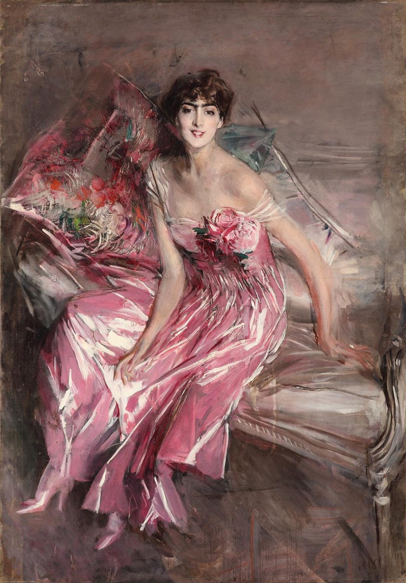 A Dama de Rosa - Giovanni Boldini