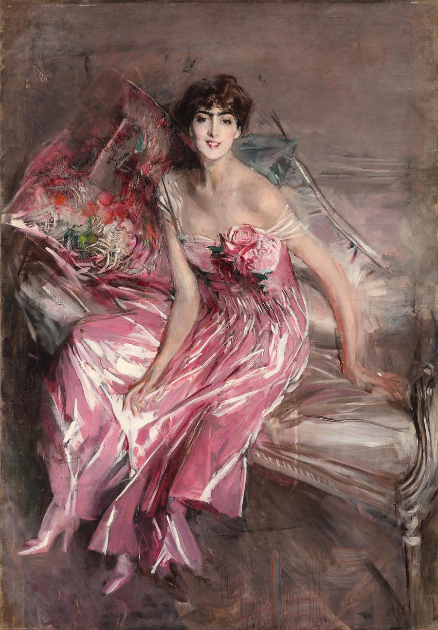 A Dama de Rosa - Giovanni Boldini