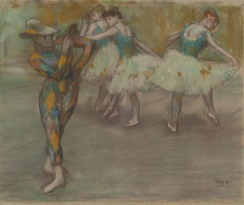 A Dança de Arlequim - Edgar Degas