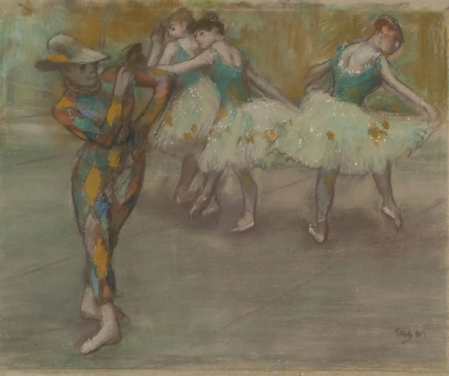 A Dança de Arlequim - Edgar Degas