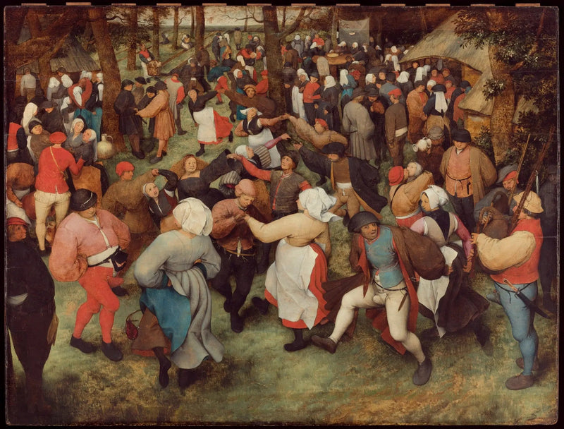 A Dança da Noiva ao Ar Livre - Pieter Brueghel, o Velho