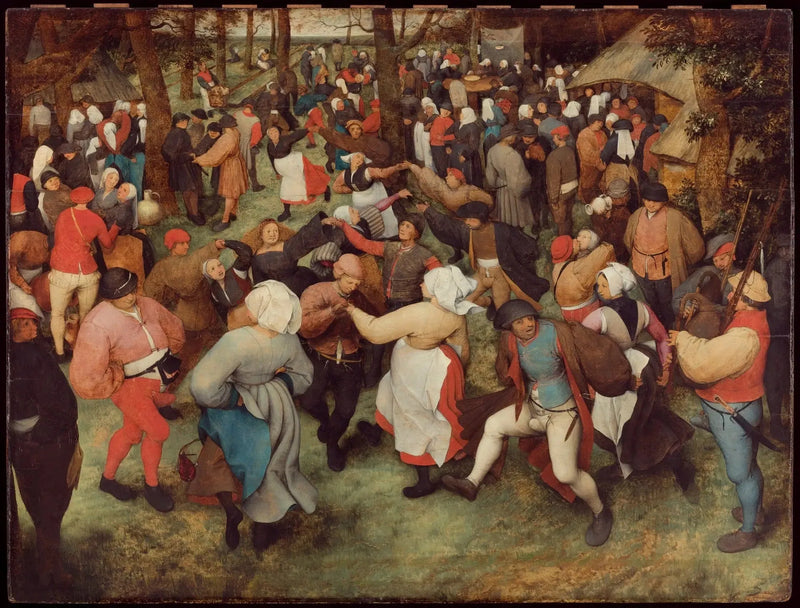 A Dança da Noiva ao Ar Livre - Pieter Brueghel, o Velho