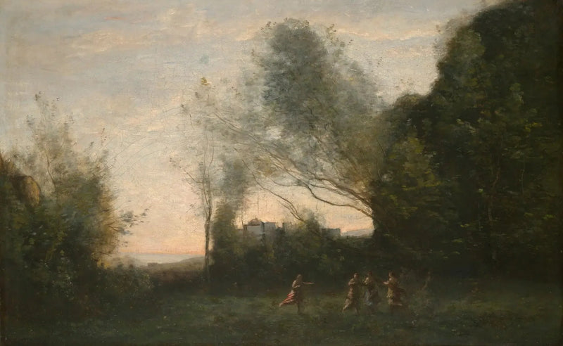 A dança da ninfa - Jean-Baptiste Camille Corot