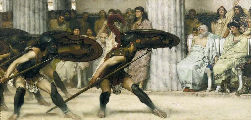 A dança piroica - Lawrence Alma-Tadema