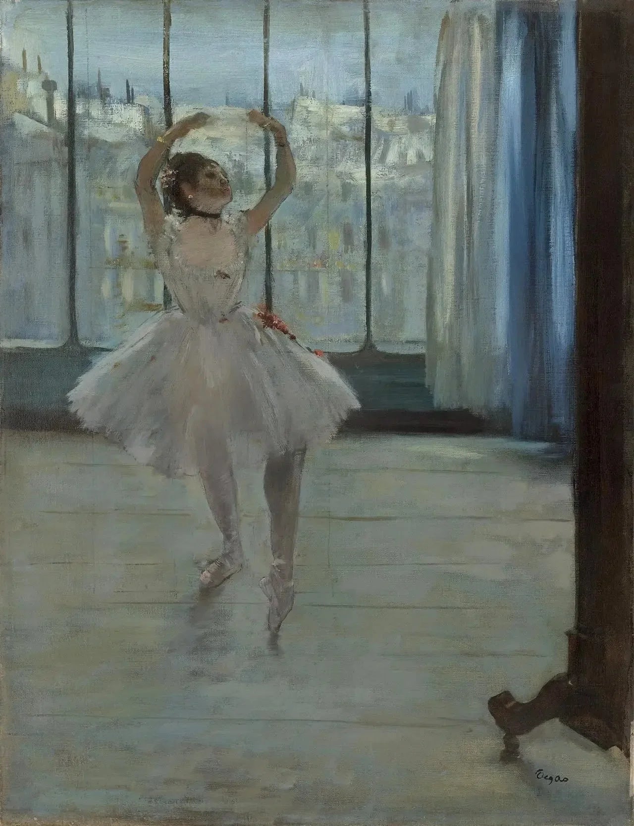 La Danseuse dans l'atelier du photographe - Edgar Degas image 1 tableau peint à l’huile sur toile