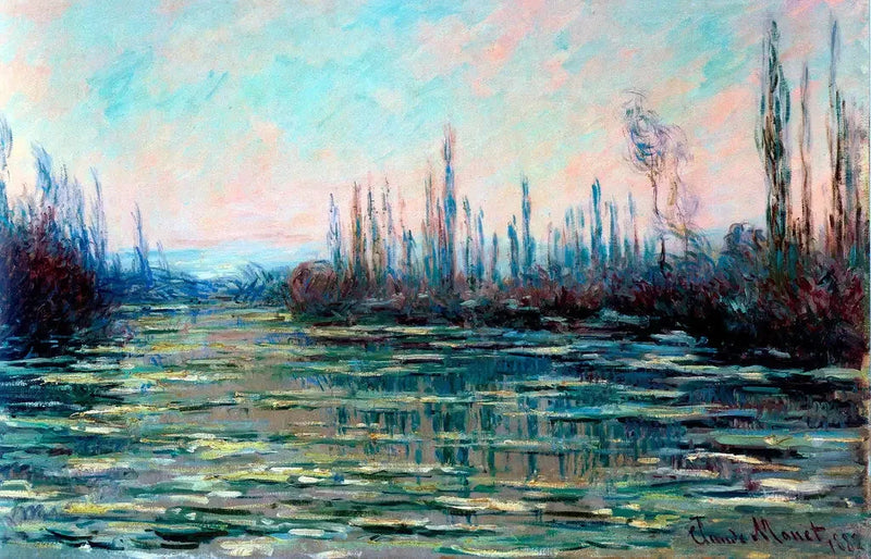 A Derrocada - Claude Monet