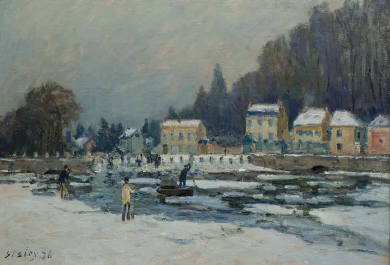 A Derrota do Sena em Port-Marly - Alfred Sisley