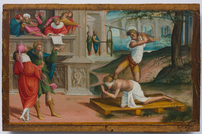 A decapitação de um santo - Gaudenzio Ferrari