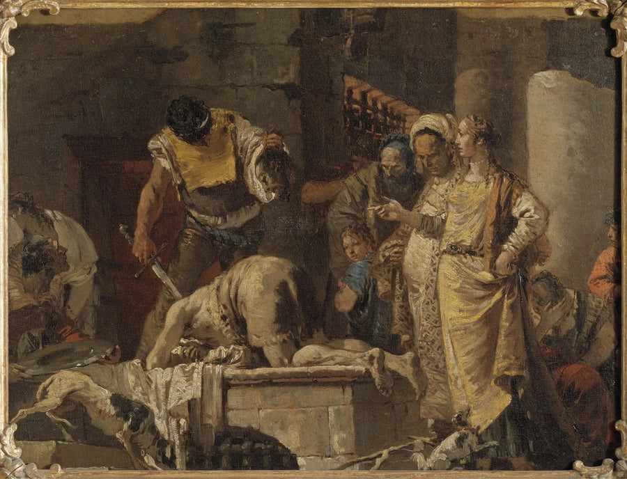 A decapitação de São João Batista - Giovanni Battista Tiepolo