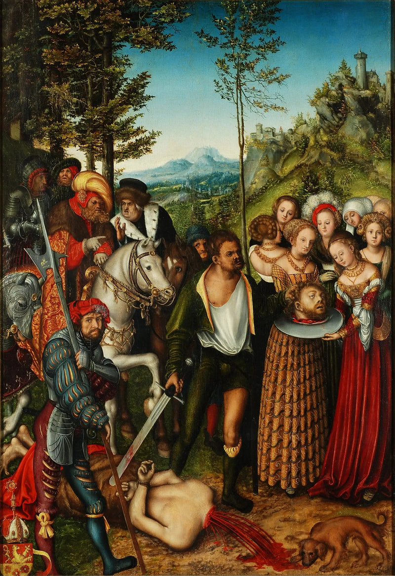 A decapitação de São João Batista - Lucas Cranach, o Velho