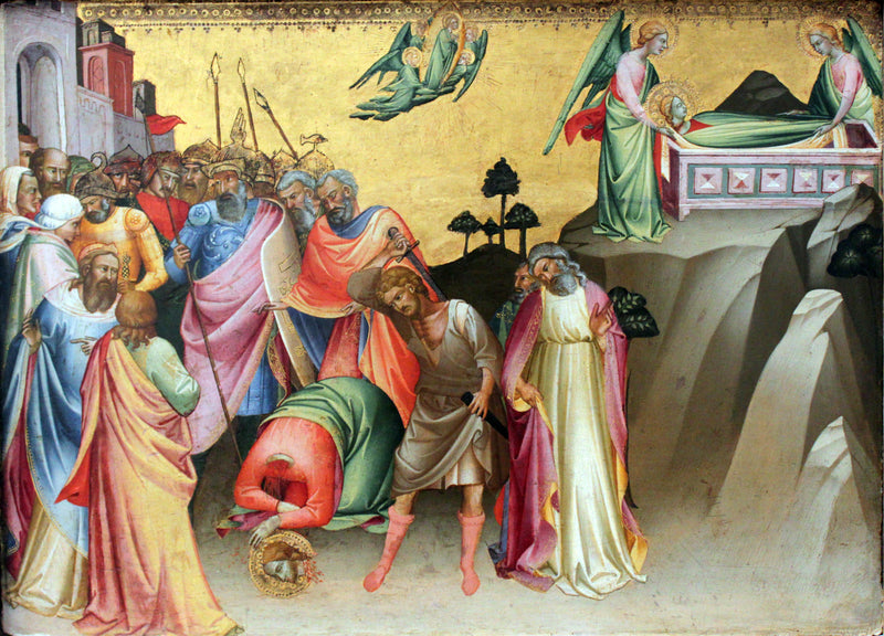 A decapitação de Santa Catarina de Alexandria - Lorenzo Monaco