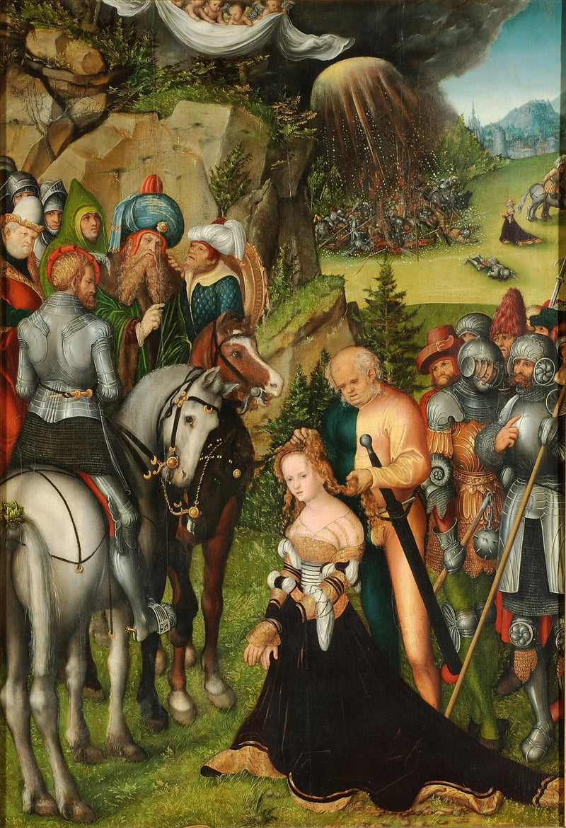 A decapitação de Santa Catarina - Lucas Cranach, o Velho