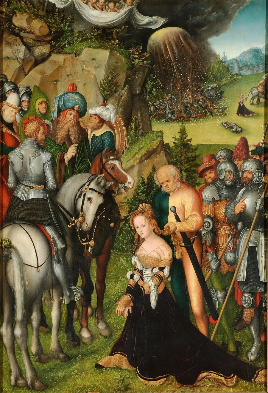 A decapitação de Santa Catarina - Lucas Cranach, o Velho