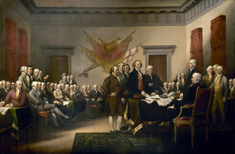 A Declaração de Independência - John Trumbull